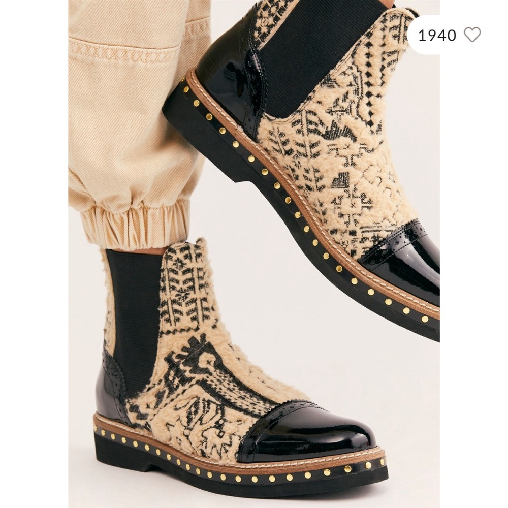 SOLD - Textile Atlas Chelsea Boot - NWT free people